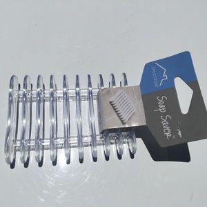 6 Spectrum Rectangle Vinyl Soap Saver Clear Soft